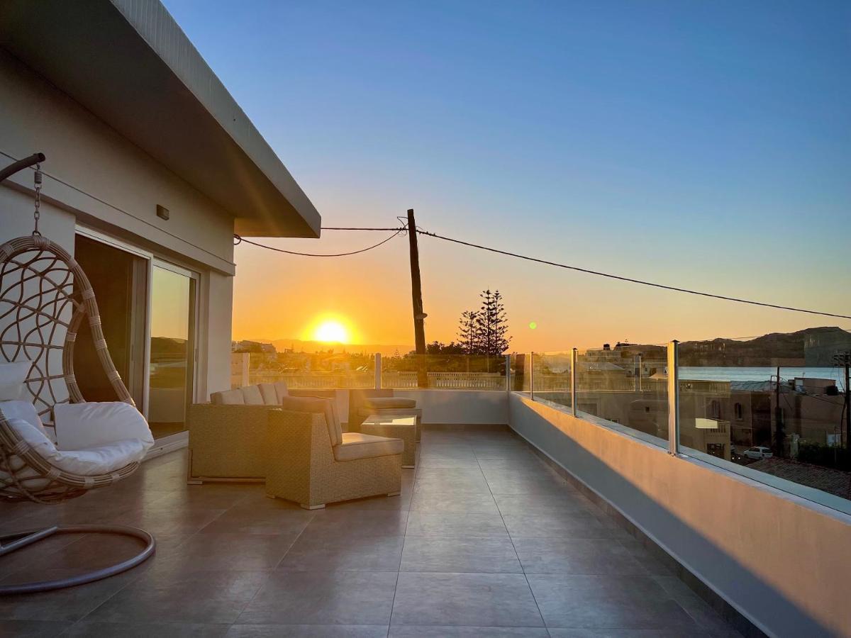 Mira Sea View Residence Chania  Bagian luar foto