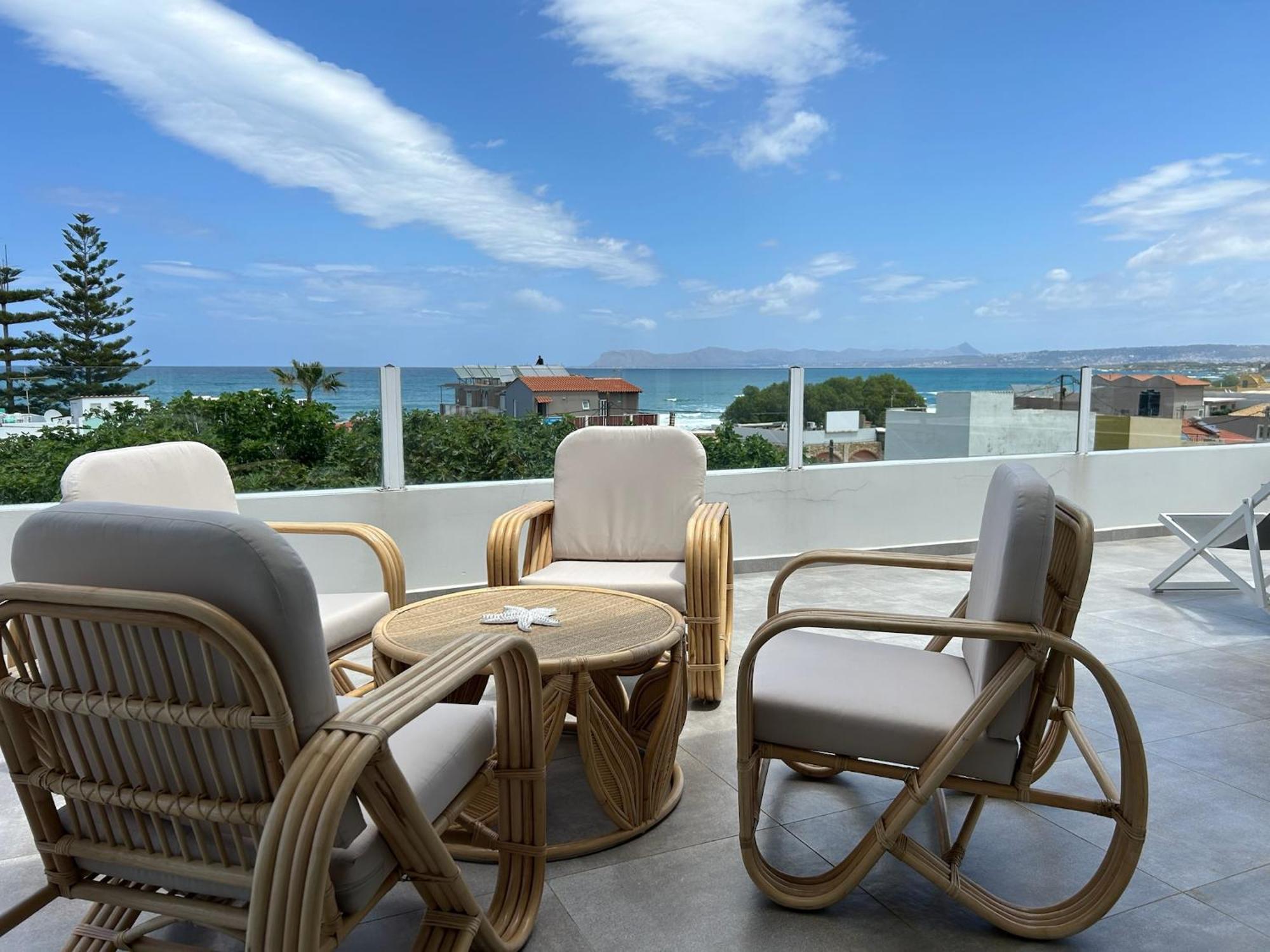 Mira Sea View Residence Chania  Bagian luar foto